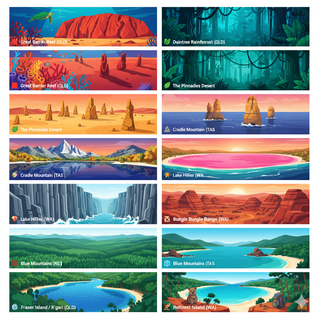 12 Wonders of Australia