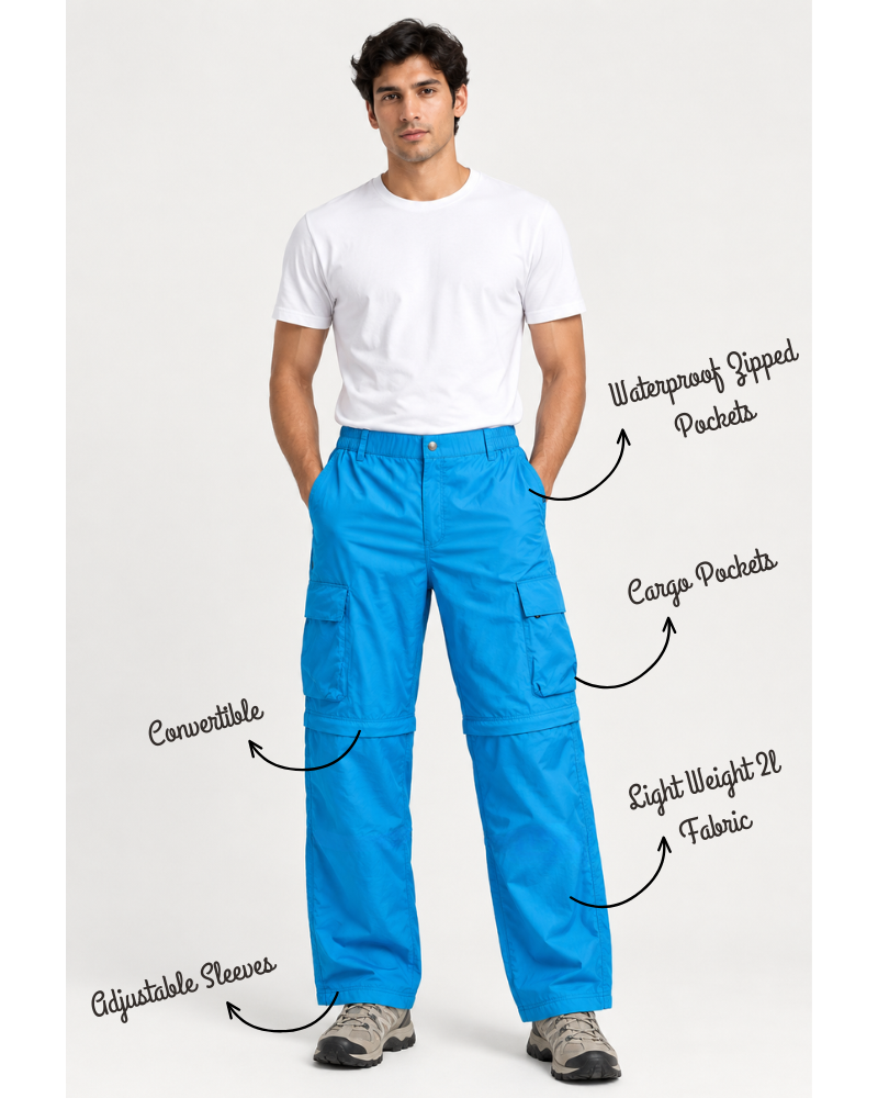 Kosciuszko 2228m Wanderer 2L Convertible Unisex Waterproof Pants